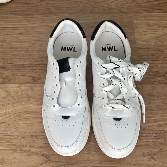 Madewell low top sneaker - white/navy - Picture 3 of 4